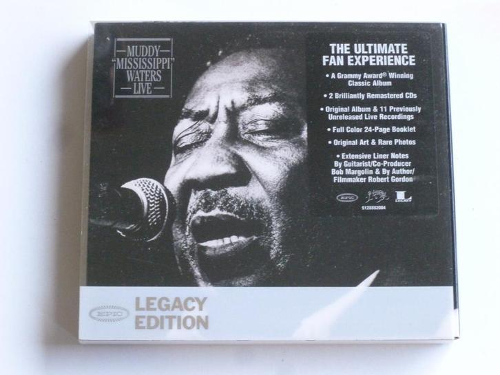 Muddy Waters - Muddy Mississippi Waters Live (2 CD), Cd's en Dvd's, Cd's | Jazz en Blues, Zo goed als nieuw, Verzenden