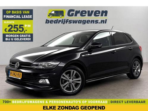 Volkswagen Polo 1.0 TSI R-line DSG Adaptive Cruise Carplay, Auto's, Volkswagen, Te koop, Automaat, Financial lease, Benzine, Zwart
