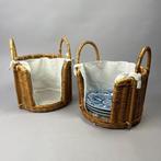 Mand (2) - Wicker Storage Baskets - Platecarriers , with