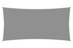Schaduwdoek 4 x 2m | Rechthoek - Waterresistent | Grijs, Nieuw, Verzenden
