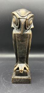 Beeld, Art Deco uil naar Johan Coenrad Altorf van gietijzer.