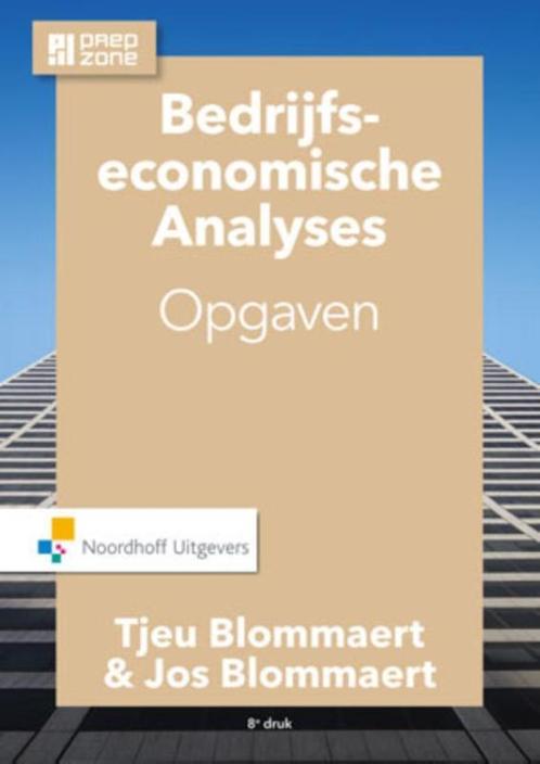 Bedrijfseconomische analyses 9789001809508, Boeken, Economie, Management en Marketing, Zo goed als nieuw, Verzenden