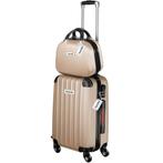 Kofferset met harde schaal Cleo 4-delig. met bagageweger - c, Sieraden, Tassen en Uiterlijk, Nieuw, Verzenden