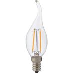 LED Lamp - Kaarslamp - Filament Flame - E14 - 4W -4200K, Led-lamp, Minder dan 30 watt, Soft of Flame, E14 (klein)
