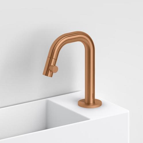 Fonteinkraan Clou Kaldur Met Korte Uitloop Rechts Brons, Doe-het-zelf en Verbouw, Sanitair, Kraan, Nieuw, Ophalen of Verzenden