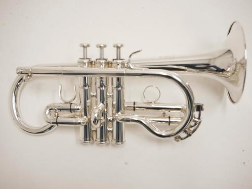 tweedehands Eb Cornet Yamaha YCR8620S Xeno als nieuw, Muziek en Instrumenten, Blaasinstrumenten | Trompetten, Es-trompet, Zo goed als nieuw