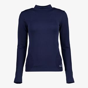 Kjelvik dames thermoshirt met lange mouwen blauw maat XL
