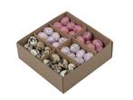 Kwarteleitjesmix pink doos 72 stuks kwartel eitjes, Nieuw, Ophalen of Verzenden