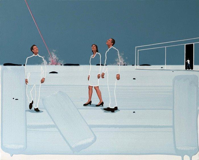 Lampis Marco - Interferences_18, Antiek en Kunst, Kunst | Schilderijen | Modern