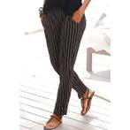 Buffalo Strandbroek met gestreepte print, comfortabele, Verzenden, Nieuw