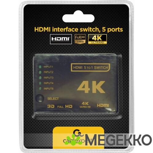 Gembird DSW-HDMI-53 video switch, Computers en Software, Netwerk switches, Nieuw, Verzenden