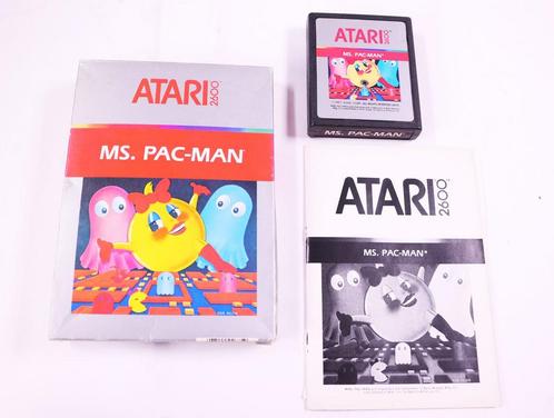 Atari 2600 - Ms. Pac-Man - Boxed CIB, Spelcomputers en Games, Games | Atari, Ophalen of Verzenden