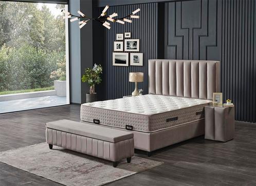 Boxspring Marina met opbergfunctie, Huis en Inrichting, Slaapkamer | Boxsprings, Nieuw, Tweepersoons, Verzenden