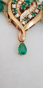 Halsketting - 18 karaat Geel goud - 300.00ct. tw. Smaragd -, Nieuw