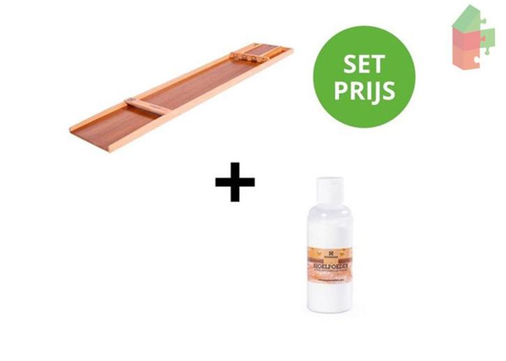 Heemskerk HS-30 Sjoelbak - Met Sjoelpoeder - 200x40 cm, Kinderen en Baby's, Speelgoed | Overig, Nieuw, Ophalen of Verzenden