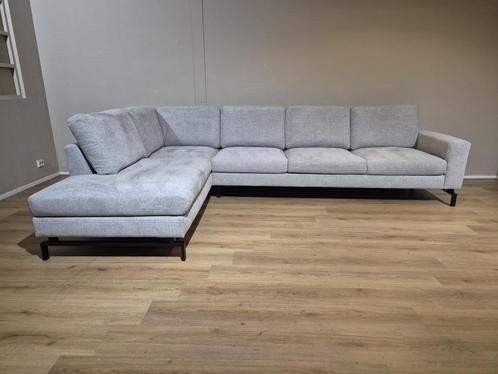Showroommodel - Montel Dali - Hoekbank - Grijs - Design, Huis en Inrichting, Banken | Sofa's en Chaises Longues, 300 cm of meer