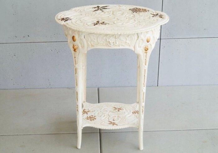 Tafel - Gietijzer - Cast Iron Flower Table, Antiek en Kunst, Curiosa en Brocante