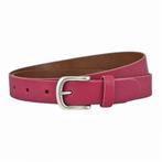 Landley Leren Dames Riem - Leer - 3 cm - Fuchsia - 95, Kleding | Dames, Riemen en Ceinturen, Verzenden, Nieuw, 100 cm of meer