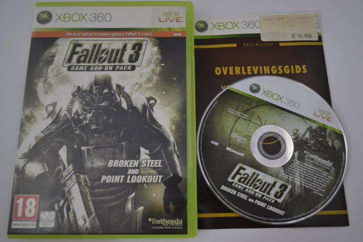 Fallout 3 - Game Add-on Pack (360), Spelcomputers en Games, Games | Xbox 360, 1 speler, Zo goed als nieuw, Verzenden