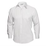 Overhemd met lange mouw wit | Unisex | Maat S-XL, Verzenden, Nieuw in verpakking