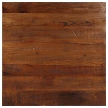 Massief Hout Tafelblad 70x70 | Tweedekansje | Rustiek beschikbaar voor biedingen