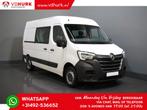 Renault Master T35 2.3 dCi 145 pk L2H2 DC Dubbel Cabine 7Per, Auto's, Bestelauto's, Renault, Wit, Nieuw, Lease