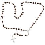 Fako Bijoux® - Ketting - Rozenkrans - Sandelhout -, Sieraden, Tassen en Uiterlijk, Kettingen, Verzenden, Nieuw