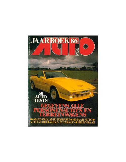 1986 AUTOVISIE JAARBOEK NEDERLANDS, Boeken, Auto's | Folders en Tijdschriften
