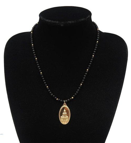 Obsidiaan - Boeddhistische ketting - Boeddha - Ontwaking,, Antiek en Kunst, Antiek | Boeken en Bijbels