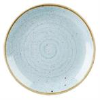 Stonecast ronde borden 20cm blauw (12 stuks), Verzenden