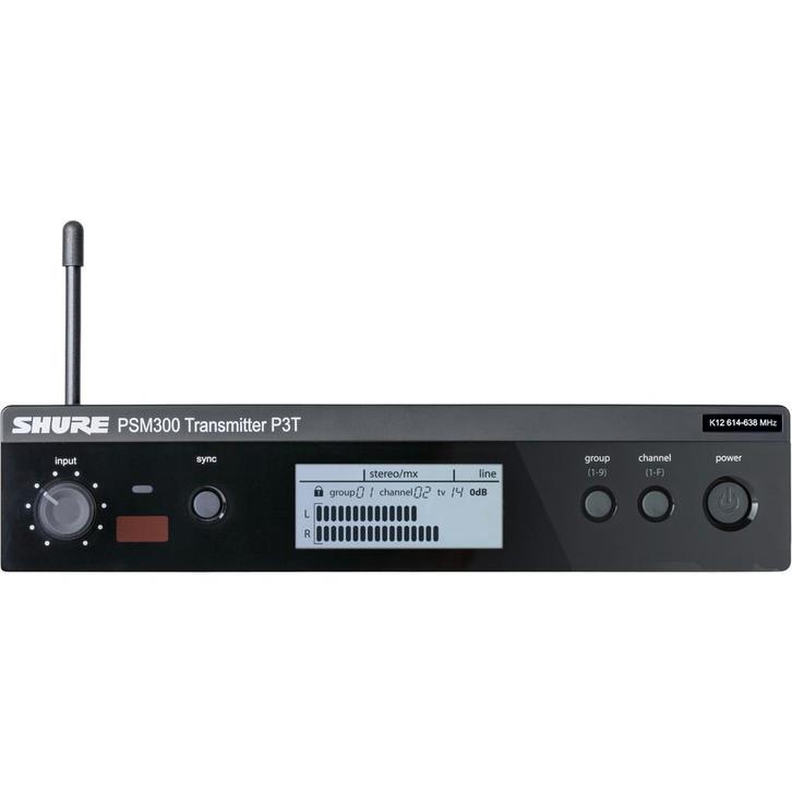 Shure P3T-K3E PSM 300 zender (K3E: 606 - 630 MHz), Audio, Tv en Foto, Koptelefoons, Verzenden