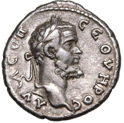 Romeinse Rijk. Septimius Severus (193-211 n.Chr.)., Postzegels en Munten, Munten | Europa | Niet-Euromunten