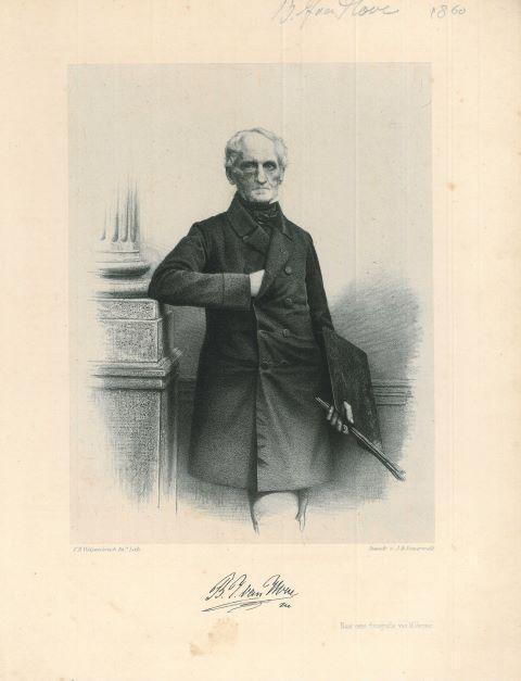 Portrait of Bartholomeus Johannes van Hove, Antiek en Kunst, Kunst | Etsen en Gravures