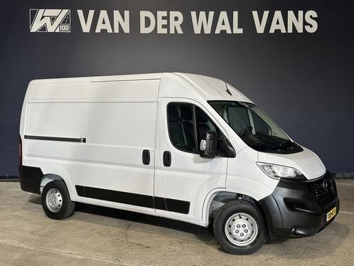 Opel Movano 2.2D 120pk L2H2 Fabrieksgarantie Euro6 Airco | 2, Auto's, Bestelauto's, Dealer onderhouden, Lease, Zwart, Handgeschakeld