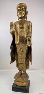 Groot beeld ( 81 cm ) Staande Boeddha - Beeld - Thailand