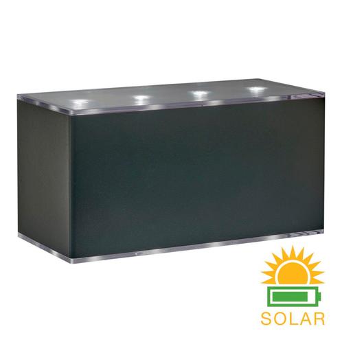 Bailey Solar LED wandlamp Up&Down 1.3W 50lm 3000K Antraci..., Huis en Inrichting, Lampen | Overige, Nieuw, Ophalen of Verzenden
