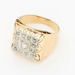 Ring - 18 karaat Geel goud Diamant (Natuurlijk), Sieraden, Tassen en Uiterlijk, Ringen, Nieuw