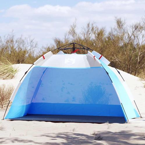 vidaXL Strandtent 2-persoons waterdicht snelontgrendeling, Caravans en Kamperen, Tenten, Nieuw, tot en met 2, Verzenden