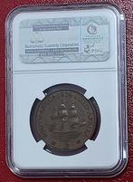 Zuid-Afrika. 1 Penny 1936 NGC AU55BN KING GEORGE V (Zonder