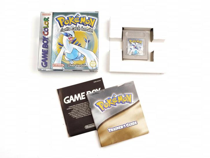 Pokemon Silver [Gameboy Color], Spelcomputers en Games, Games | Nintendo Game Boy, Zo goed als nieuw, Ophalen of Verzenden
