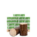 Maxi briketten halve pallet 48 dozen x 10kg (460kg), Minder dan 3 m³, Ophalen of Verzenden, Overige houtsoorten, Blokken