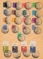 Geallieerde bezetting - Duitsland 1947 - Posten met, Gestempeld
