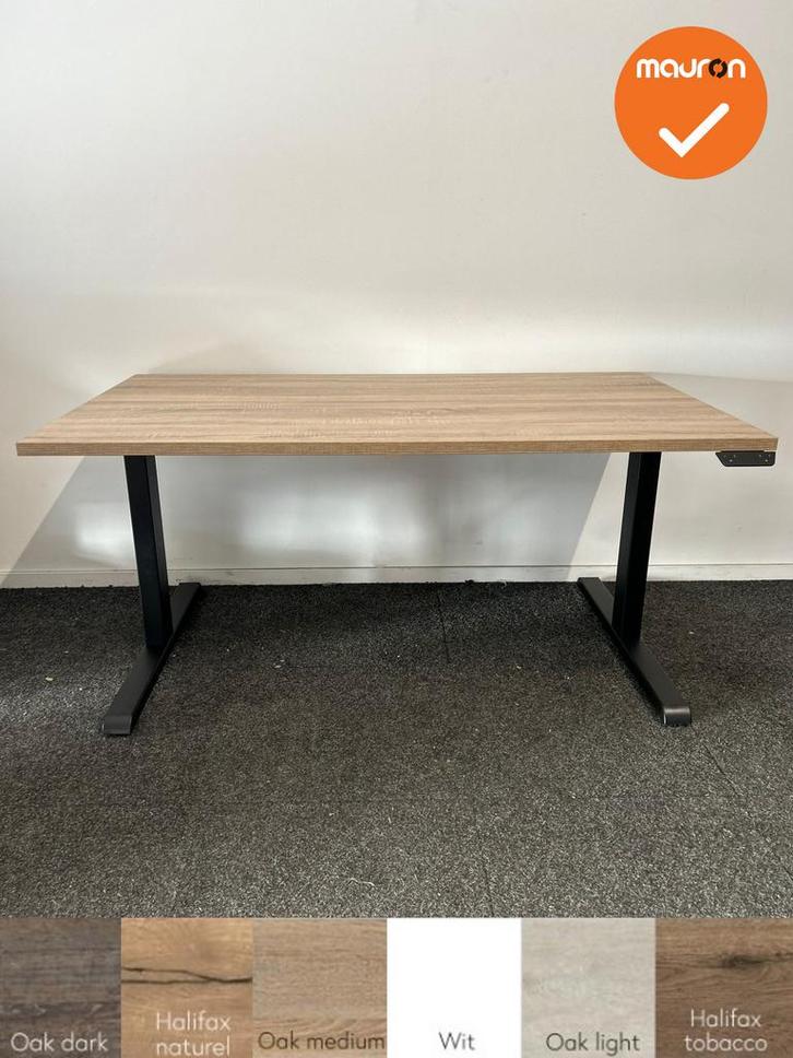 Mauforce 1050 - Nieuw zit-sta bureau - Afmeting naar keuze, Zakelijke goederen, Kantoor en Winkelinrichting | Kantoormeubilair en Inrichting