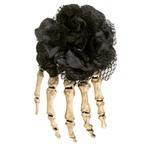 Halloween Haaraccessoire Skelet Hand, Verzenden, Nieuw