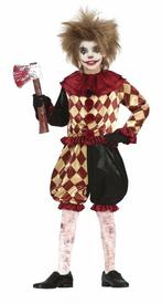 Horror Clown Halloween Kostuum Kind Rood, Hobby en Vrije tijd, Feestartikelen, Nieuw, Verzenden
