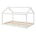 [en.casa] Kinderbed Cerro huisbed met lattenbodem 140x200 cm, Verzenden, Nieuw