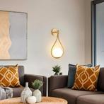 Gouden Geometrische Wandlamp E27, Verzenden, Nieuw