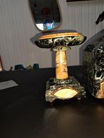 Klok en garnituur set - Art Deco Marmer - 1930-1940, Antiek en Kunst, Antiek | Klokken
