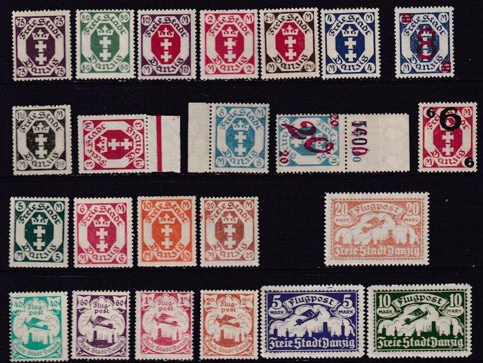 Danzig 1921/1923 - Samenstelling. - Michel: 90/180, Postzegels en Munten, Postzegels | Europa | Duitsland