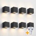 8 Stuks | Wandlamp / muurlamp / buitenlamp | Incl. 8x, Ophalen of Verzenden, Nieuw, Modern